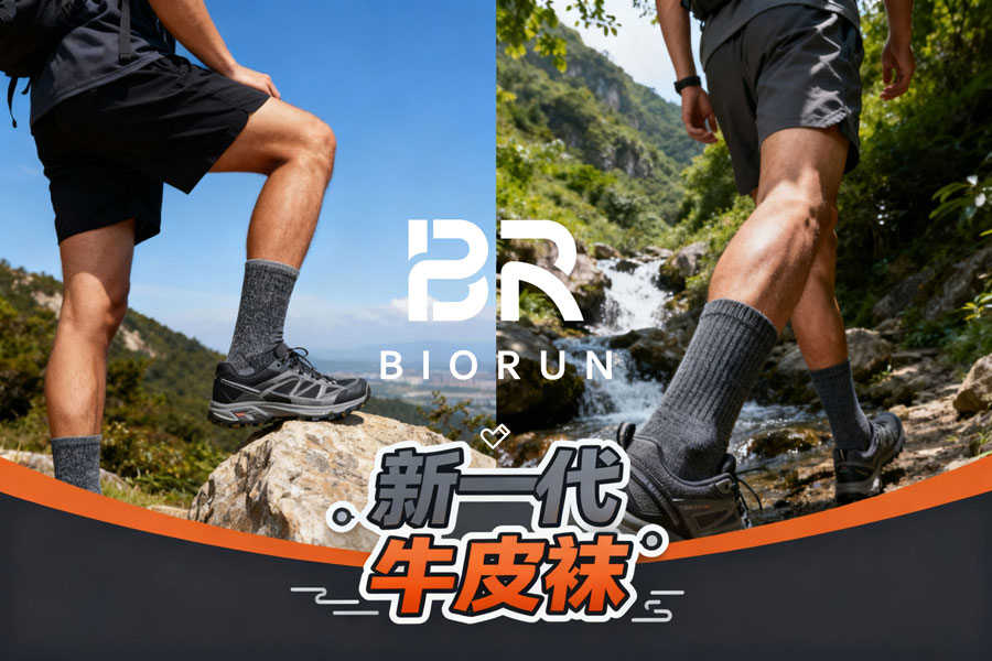 以创新牛皮纱线,织就一双会呼吸的牛皮袜!